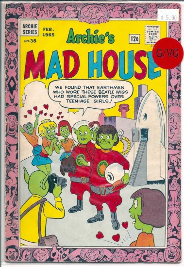 Archie's Madhouse # 38, 3.0 GD/VG