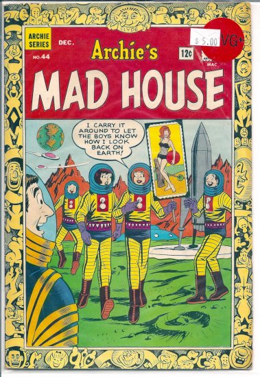 Archie's Madhouse # 44, 4.5 VG +