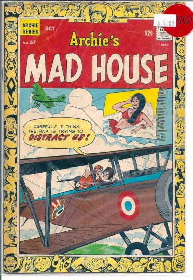 Archie's Madhouse # 57, 4.5 VG +