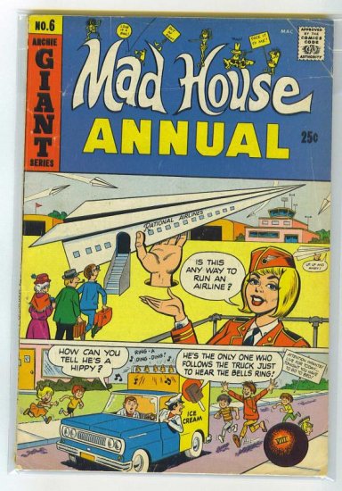 Archie's Madhouse Annual # 6, 2.5 GD +