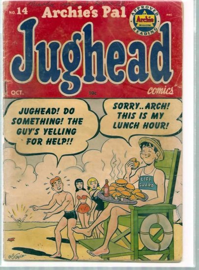 ARCHIE'S PAL JUGHEAD # 14, 2.0 GD