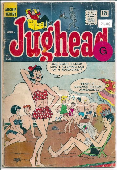 Archie's Pal, Jughead # 123, 2.0 GD