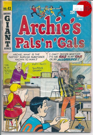 Archie's Pals 'N' Gals # 43, 4.5 VG +