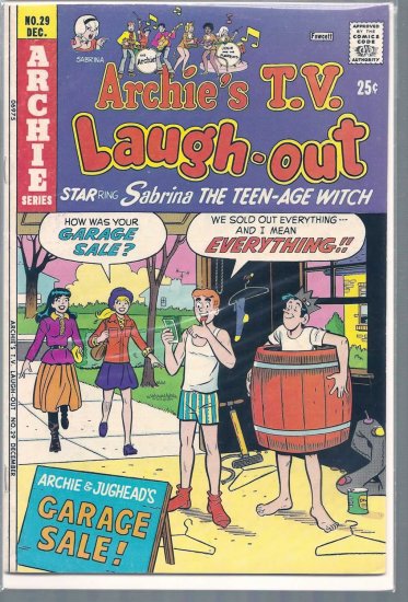 ARCHIE'S T.V. LAUGH-OUT # 29, 4.5 VG +