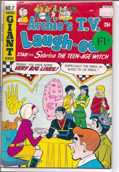 Archie's TV Laugh-Out # 7, 6.5 FN +