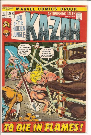 Astonishing Tales # 10, 8.0 VF