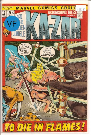 Astonishing Tales # 10, 8.0 VF