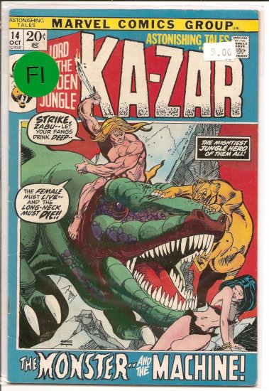 Astonishing Tales # 14, 6.0 FN