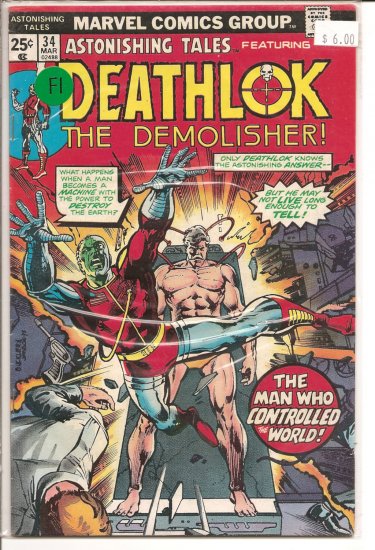 Astonishing Tales # 34, 6.0 FN