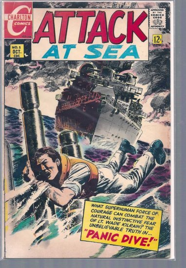 ATTACK AT SEA # 5, 4.5 VG +