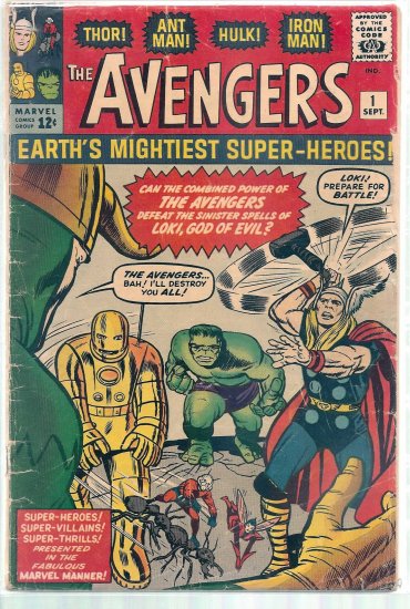 AVENGERS # 1, 3.5 VG -