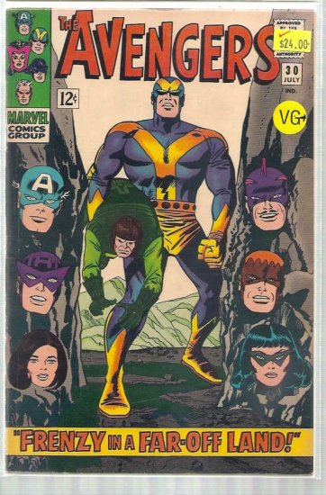 AVENGERS # 30, 4.5 VG +