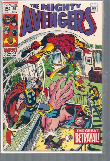 AVENGERS # 66, 4.5 VG +