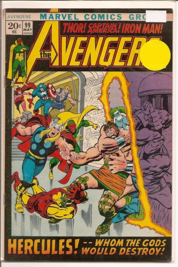 Avengers # 99, 4.5 VG +