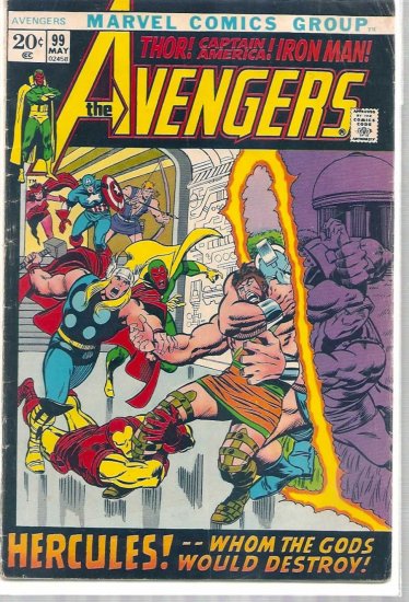 AVENGERS # 99, 3.5 VG -