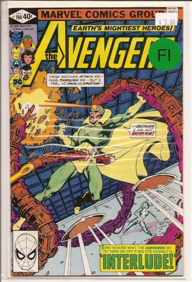 Avengers # 194, 5.5 FN -