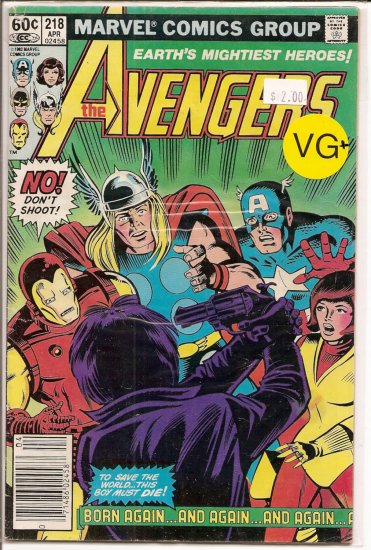 Avengers # 218, 4.5 VG +