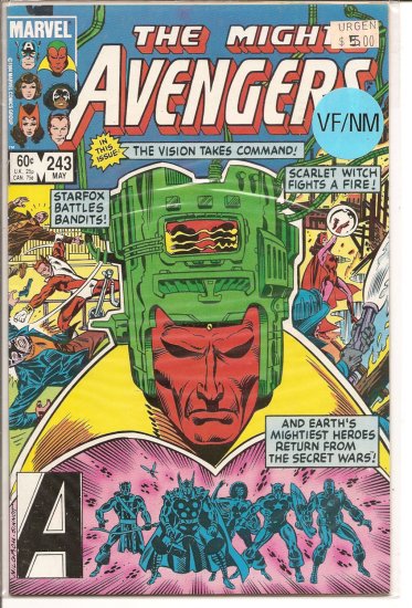 Avengers # 243, 9.0 VF/NM