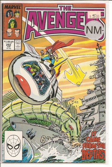 Avengers # 292, 9.2 NM -