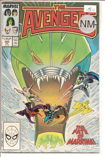 Avengers # 293, 9.2 NM -