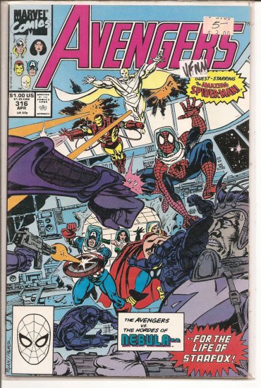 Avengers # 316, 9.0 VF/NM