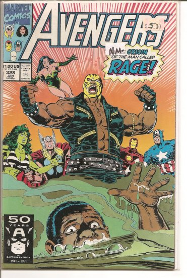 Avengers # 328, 9.2 NM -