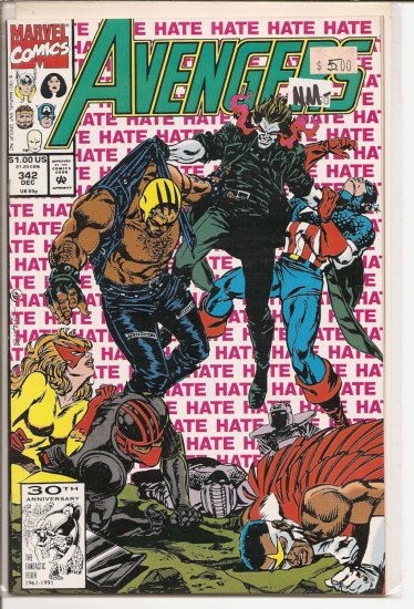 Avengers # 342, 9.2 NM -