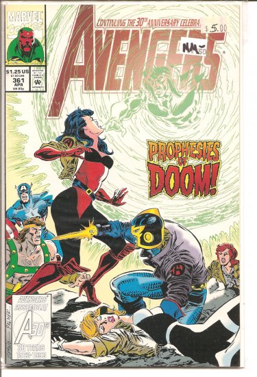 Avengers # 361, 9.2 NM -