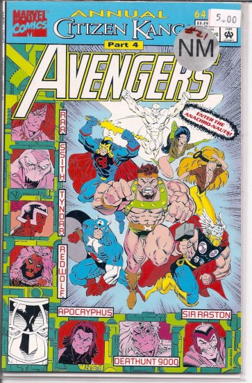Avengers Annual # 21, 9.4 NM
