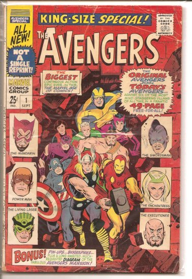 Avengers Special # 1, 3.5 VG -