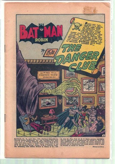 BATMAN # 76, 0.5 PR