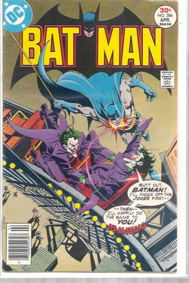 BATMAN # 286, 4.5 VG +