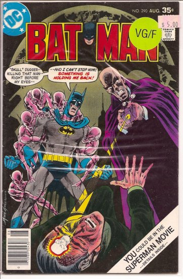 Batman # 290, 5.0 VG/FN