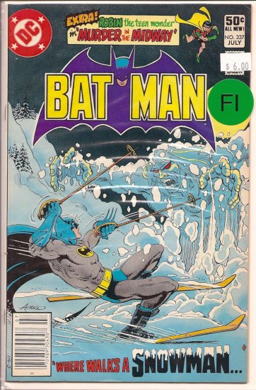 Batman # 337, 6.0 FN
