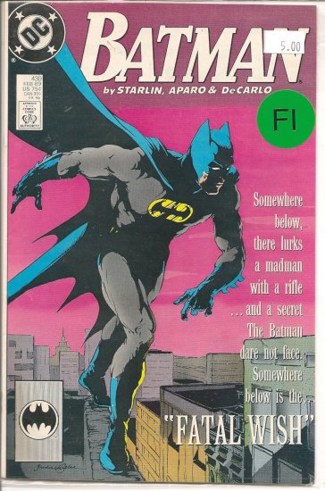 Batman # 430, 6.0 FN