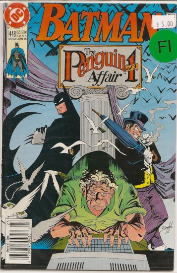 Batman # 448, 6.0 FN