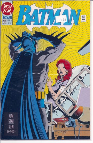Batman # 476, 9.2 NM -