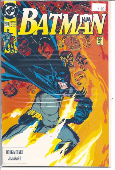 Batman # 484, 9.4 NM