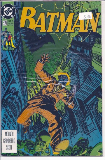 Batman # 485, 9.2 NM -