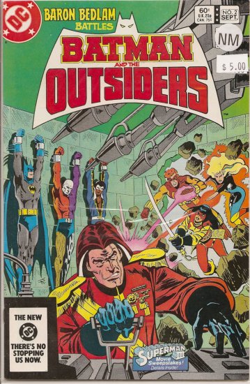 Batman and the Outsiders # 2, 9.4 NM