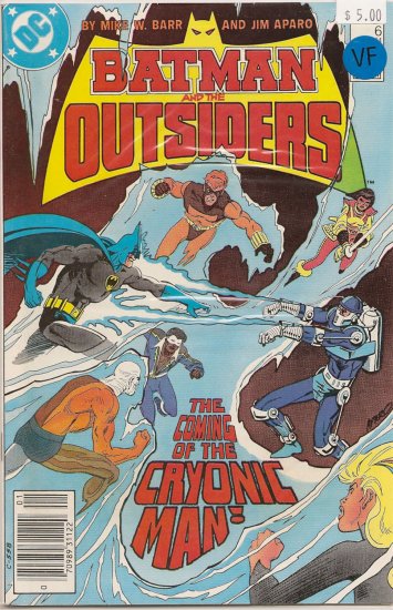 Batman and the Outsiders # 6, 9.4 NM