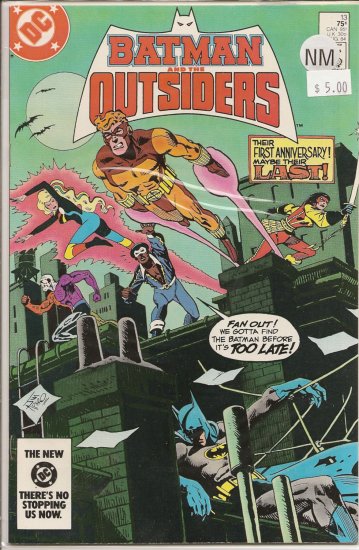 Batman and the Outsiders # 13, 9.4 NM
