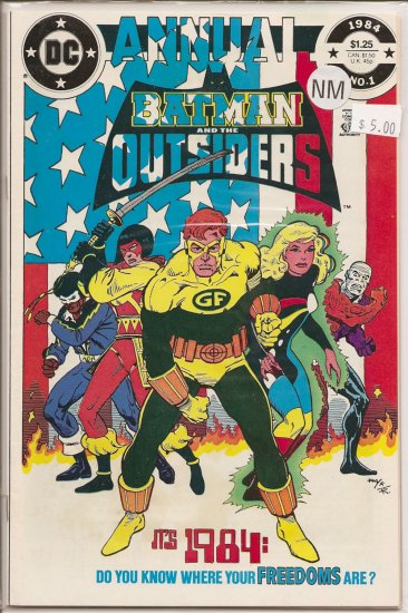 Batman and the Outsiders Annual # 1, 9.4 NM