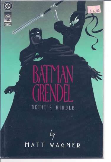 Batman Grendel Devil's Riddle # 1, 9.2 NM -