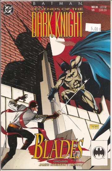 Batman Legends of the Dark Knight # 34, 9.4 NM