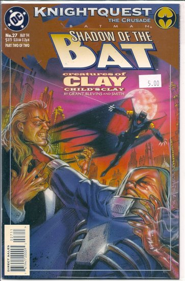 Batman Shadow of the Bat # 27, 9.4 NM