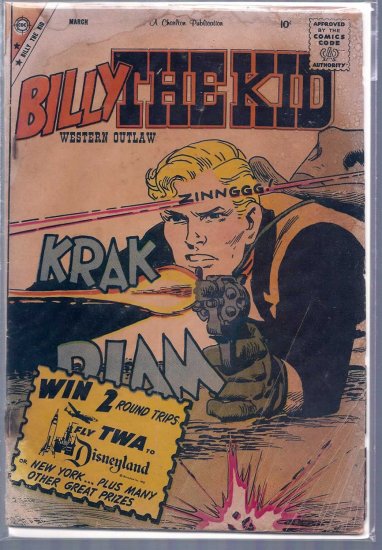 BILLY THE KID # 21, 1.8 GD -