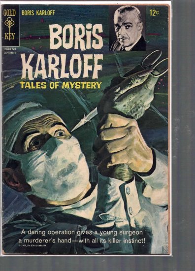 BORIS KARLOFF TALES OF MYSTERY # 19, 4.0 VG