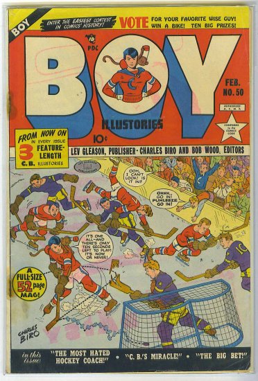 Boy Comics # 50, 3.0 GD/VG