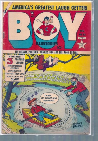 BOY ILLUSTORIES # 92, 2.5 GD +